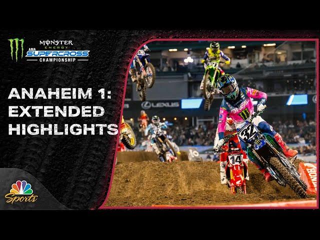 Supercross 2025 - Round 1, Anaheim I | EXTENDED HIGHLIGHTS | 1/11/25 | Motorsports on NBC