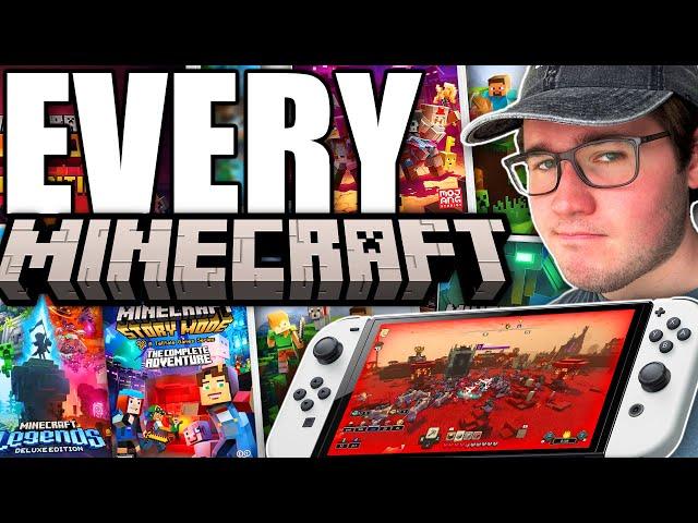 I Played EVERY Minecraft Game On Nintendo Switch