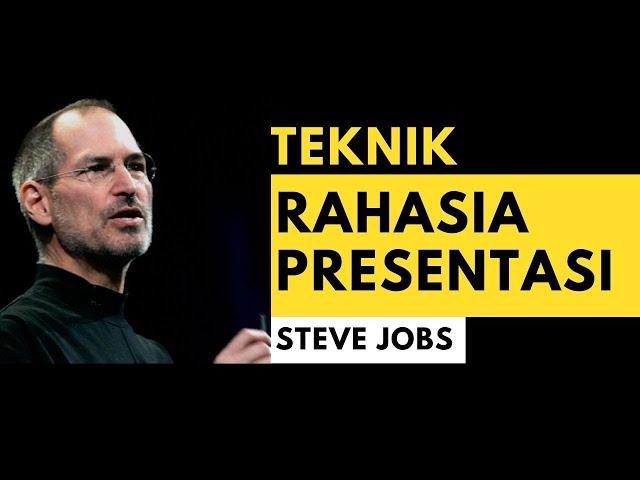 9 Cara Rahasia Presentasi Steve Jobs