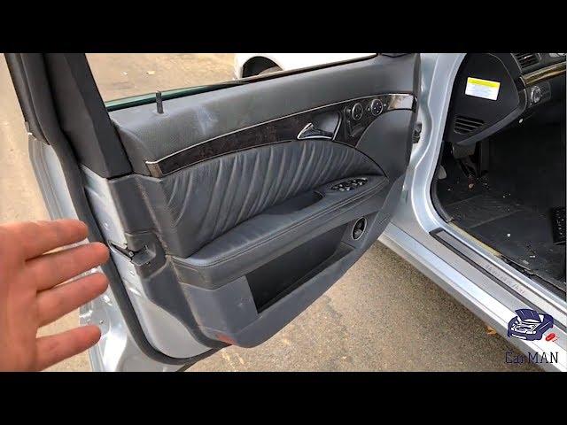 Mercedes W211 Door Panel Removal Install E550 | CarMAN