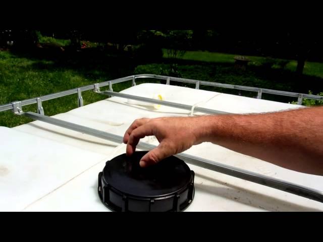 IBC Tote Overview - For use with Rain Barrel Water Collection