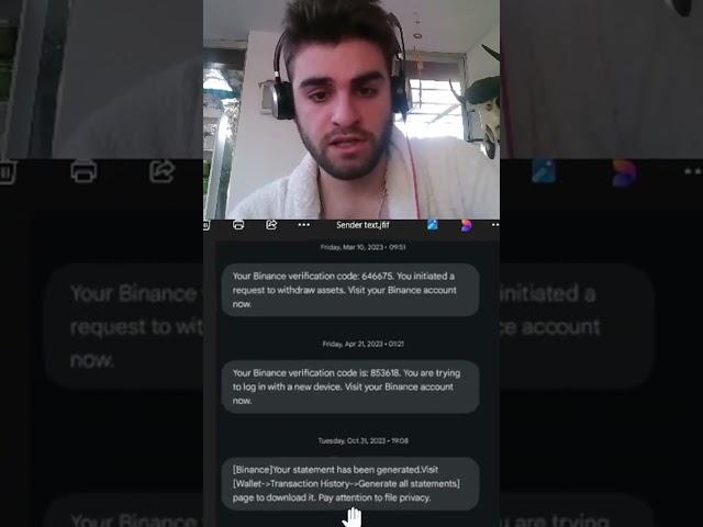 Becareful ALL BINANCE users [SCAM ALERT] #shorts #crypto #binance