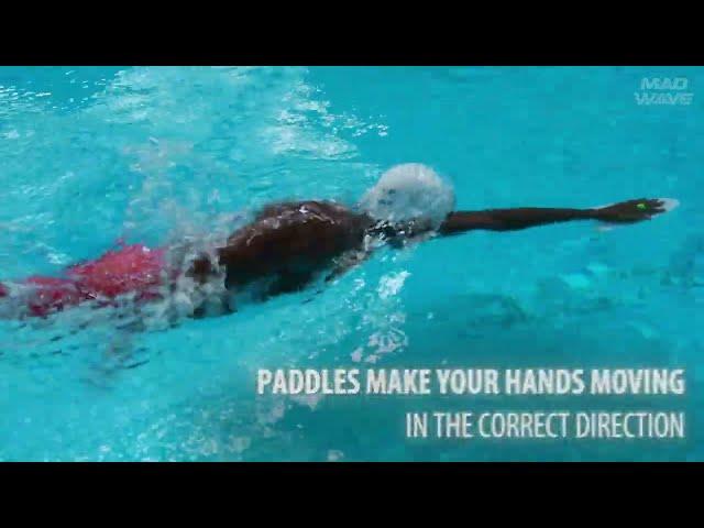 Swimming hand paddles FREESTYLE | Mad Wave | For freestyle training