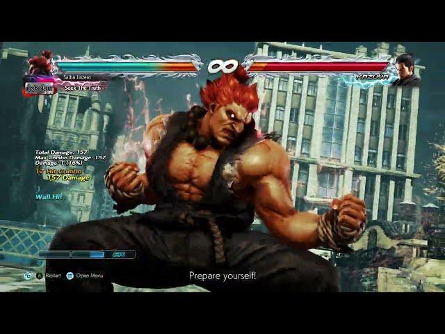 Akuma Death Combo still possible!! in Season 5 (No Wall Break)