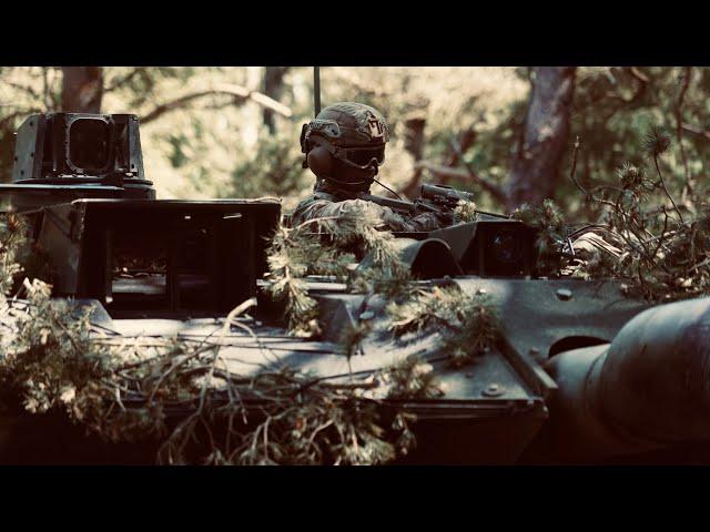 Leopard 2A7 tanks - Rumble in the forest - Kampfpanzer LEOPARD 2A7 - Danish Army