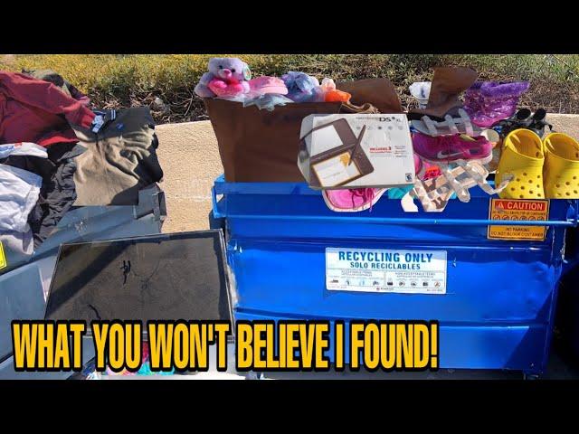 DUMPSTER DIVING IN RICH NEIGHBORHOOD: WHAT YOU WON'T BELIEVE I FOUND!