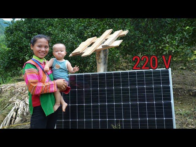 Installing a Solar Power System for the Farm & Harvesting Natural Cucumbers | Ly Tieu Ca