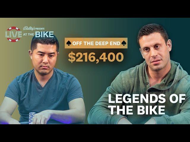 ARCHIVES: Andy tries INSANE bluff against Garrett  Live at the Bike!