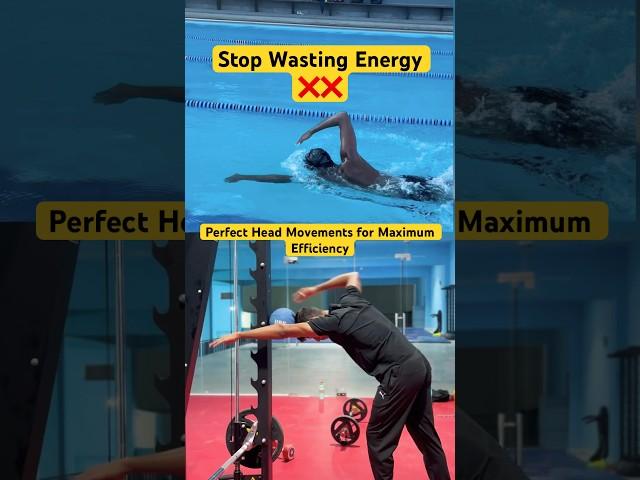 Stop Wasting Energy! Perfect Your Head Position in Freestyle NOW #shorts #swimming #video #swimmer