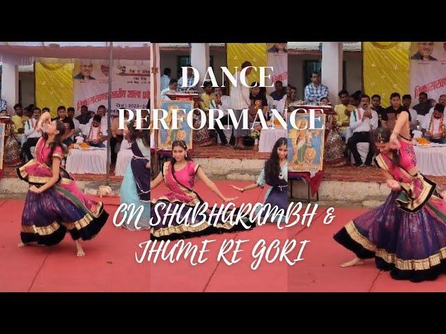 Girls Dance on Shubharambh & Jhume re Gori // Choreographed by Tannu & Saniya