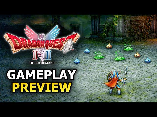 Dragon Quest 1 & 2 HD-2D Remake Hands On Preview (PS5 Gameplay)