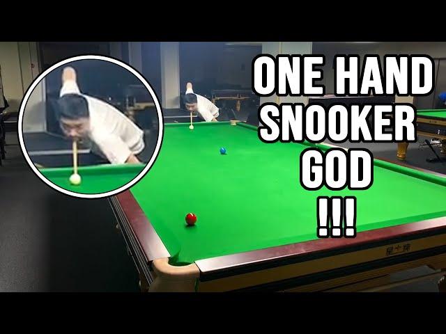 ONE-HANDED DEEP SCREW snooker shot | Ding Junhui