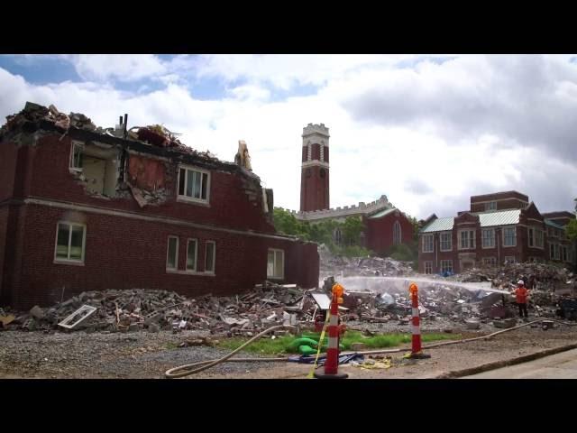 Blasting for new Vanderbilt Barnard residential college