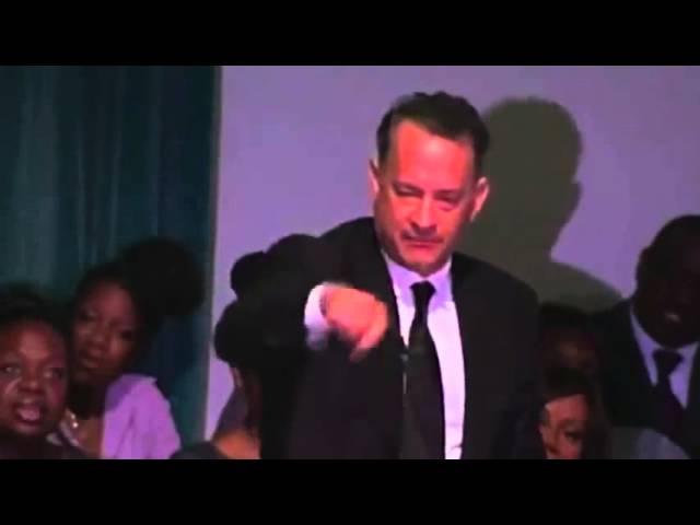 Tom Hanks At Michael Clarke Duncan's Funeral