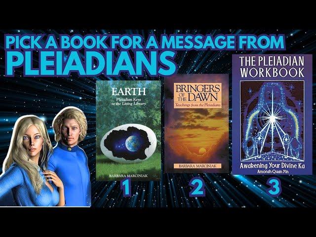PICK A BOOK FOR A MESSAGE FROM PLEIADIANS