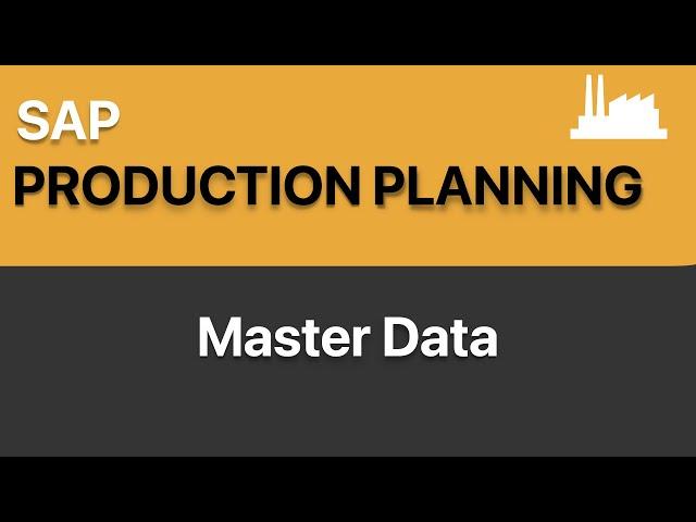 How to setup SAP PP Master Data | SAP Production Planning - Master Data | SAP PP | SAP Demo