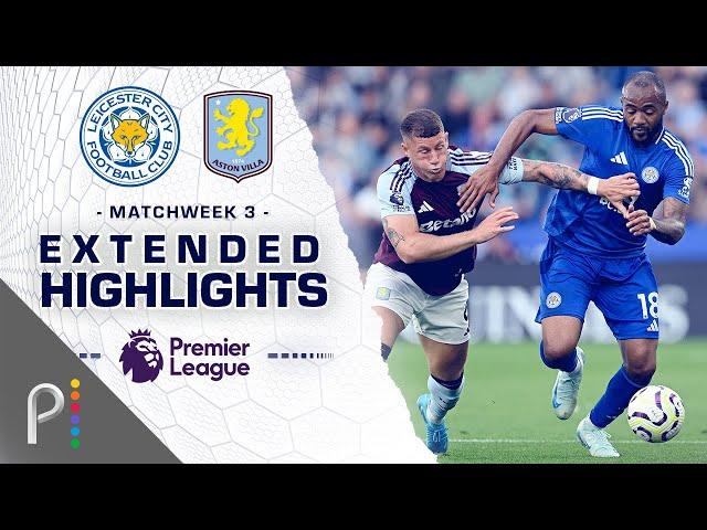 Leicester City v. Aston Villa | PREMIER LEAGUE HIGHLIGHTS | 8/31/2024 | NBC Sports