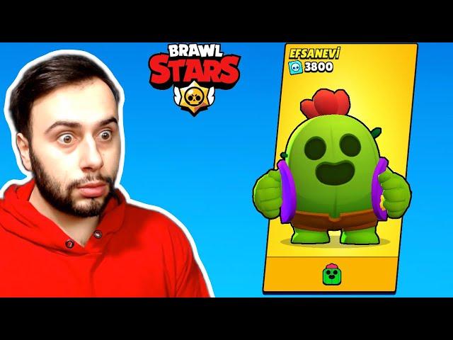 FAKİR HESABA EFSANEVİ KARAKTER SPİKE GELDİ  - BRAWL STARS