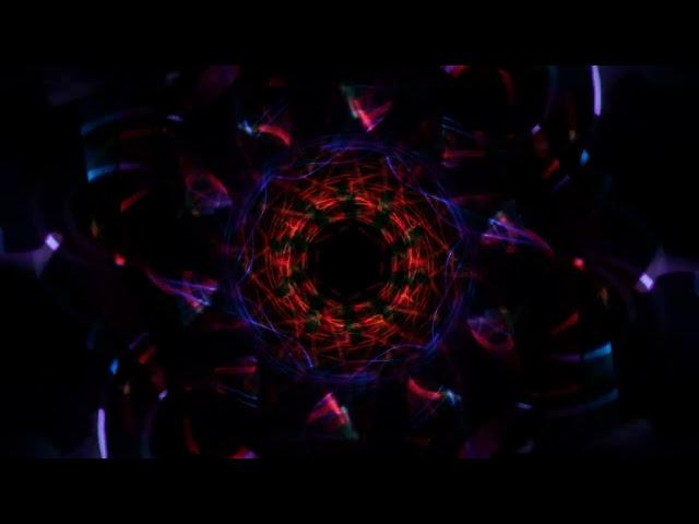 Particle Pulse Red Blue VJ Loop