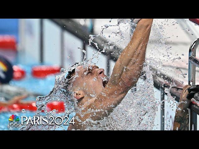 How Caeleb Dressel and Team USA SMASHED the field for America’s first gold in Paris | NBC Sports