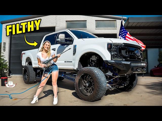 My DIRTY LIFTED TRUCK Gets An EXTREME DETAIL WASH!