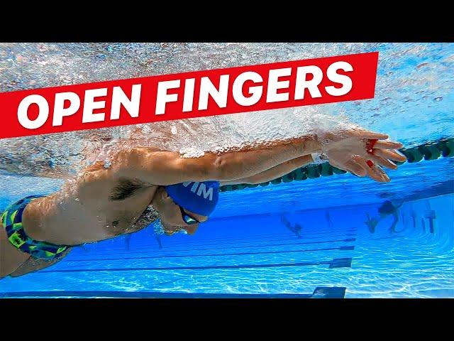 How to Improve Your Catch with Open Finger Swim Training