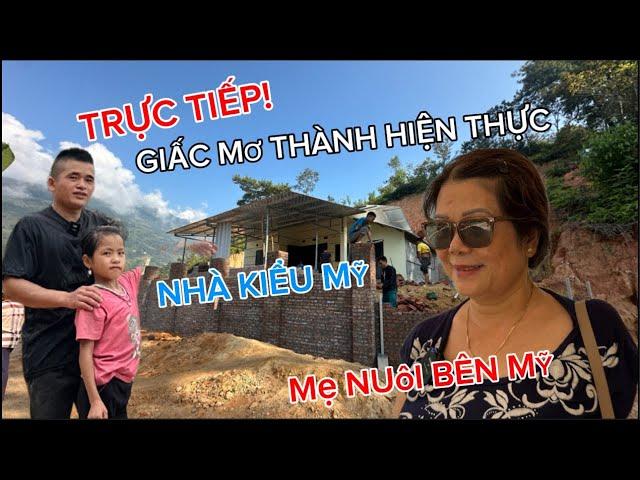 trực tiếp! GIẤC MƠ THÀNH HIỆN THỰC . AE HƯNG THUẬN MỒ CÔI / MẸ NUÔI Ở MỸ VỀ , NGÔI NHÀ ĐẸP NHẤT BẢN