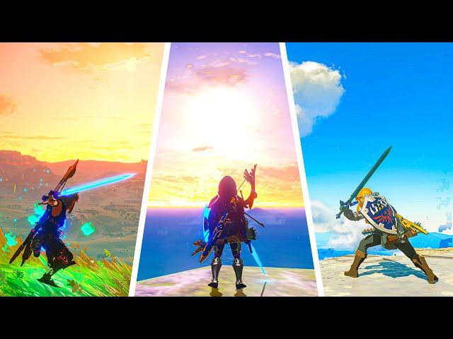 Breath of the Wild & Tears of the Kingdom Combat Montage