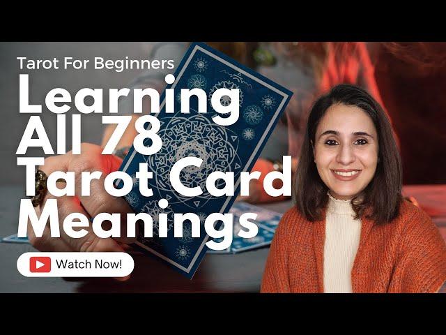 Tarot For Beginners | Learning All 78 Tarot Card Meanings In 40 minutes !!