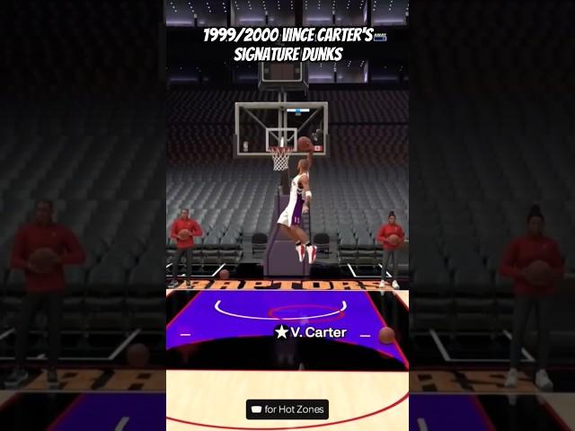 NBA 2K25 Vince Carter's Signature Dunks #nba2k25 #nba2k #dunks #vincecarter