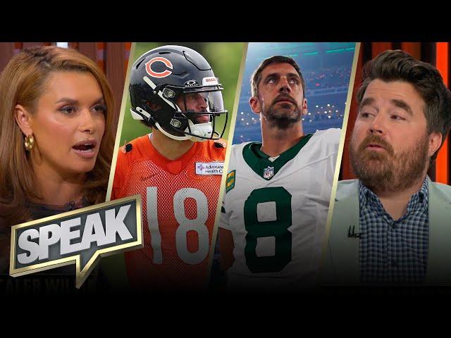 Caleb Williams on Top QBs: ‘Aaron Rodgers is number 1, Matthew Stafford is 2’ | NFL | SPEAK