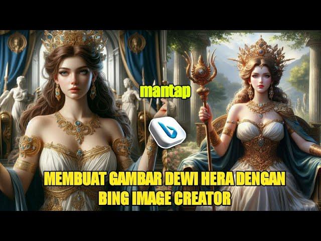 Tutorial Membuat Gambar Dewi Hera Dengan Aplikasi Bing Image Creator
