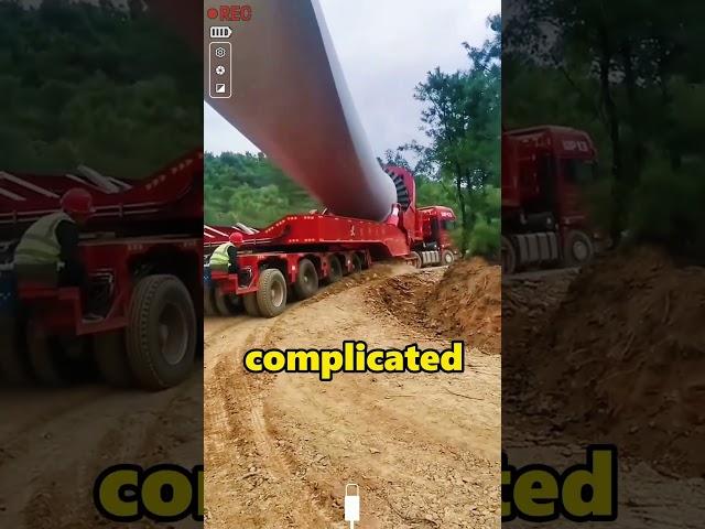 Generator blade transportation #mechanical #technology #invention #explore #knowledge