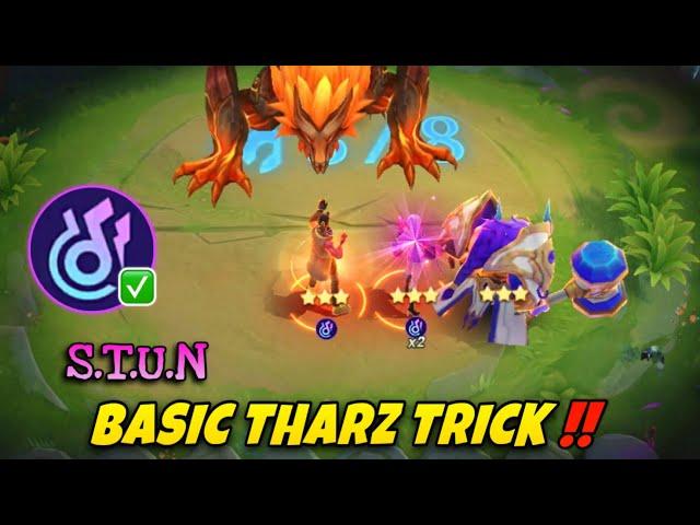 NEW WAY TO SURVIVE EARLY THARZ SKILL 3 || WITH S.T.U.N CONTINUOUS ULTI NEW SYNERGY‼️ MAGIC CHESS