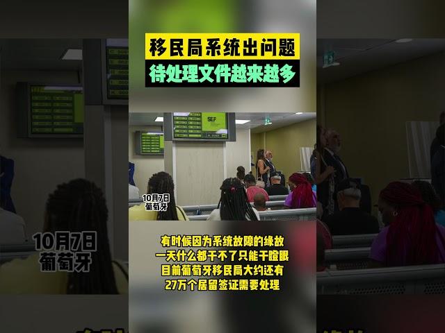 葡萄牙移民局系统出问题！需要处理的文件一天比一天多