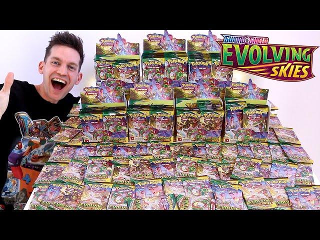 MY BIGGEST EVOLVING SKIES OPENING EVER (150+ PACKS!!!)