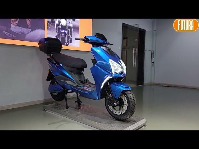 World first high-speed e-scooter THUNDER-S, 80 km/h, 100 km from electric scooter Futura, e-motor...