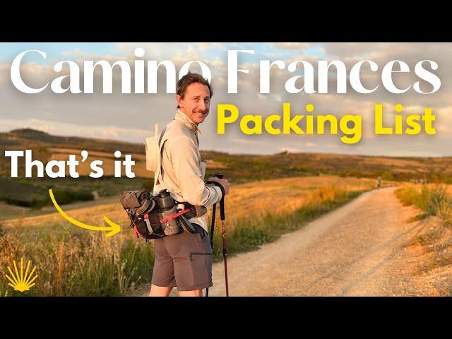 1,000 Miles in a Lumbar Pack: Ultralight Camino de Santiago Packing List