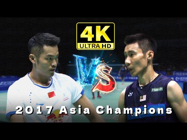 [4K50FPS] - MS - Lin Dan vs Lee Chong Wei | 2017 Asia Championship - SF