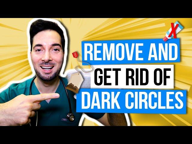 Dark circles under eyes home remedy and how to get rid remove