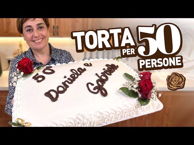 TORTA DA CERIMONIA PER 50 PERSONE Ricetta Facile - Fatto in Casa da Benedetta