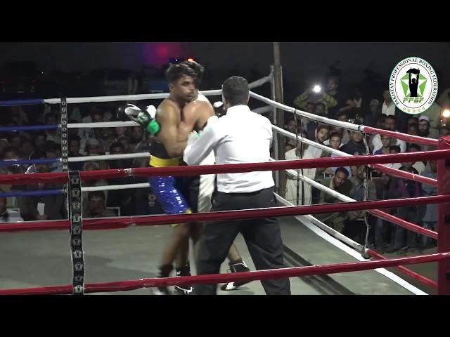 Kamran VS Muhammad Usman "Shan Ustaad Professional Boxing Fight Night" 05 Jan 2020