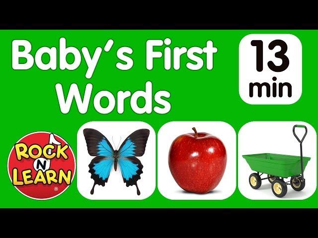 Baby’s First Words - Food, Activities & Animals | When will my toddler speak?