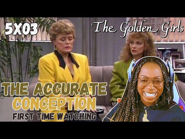  Alexxa Reacts to THE ACCURATE CONCEPTION  | The Golden Girls Reaction | Canadian Blind Reaction