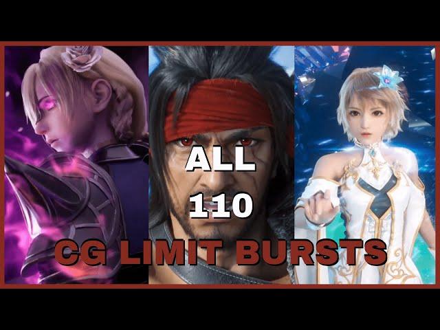 All 110 Characters CG Limit Bursts | Final Fantasy Brave Exvius