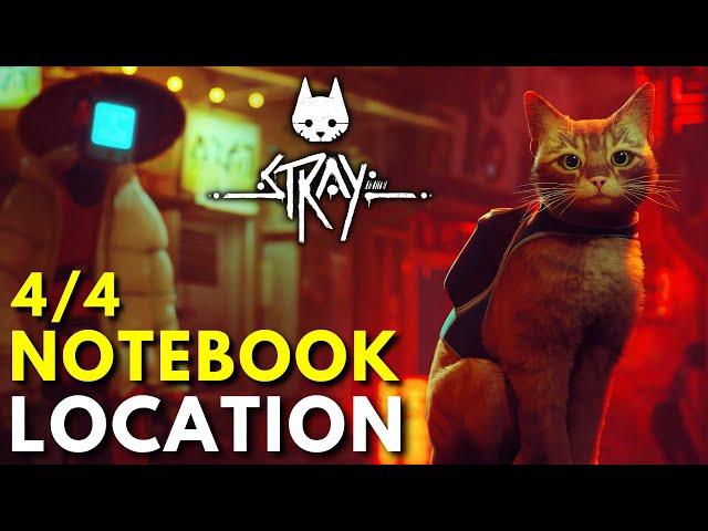 STRAY - How to find All Momo Notebooks Location | Full Walkthrough (Stray Guide)