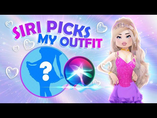 Letting SIRI PICK My OUTFIT In DRESS To IMPRESS Roblox?!