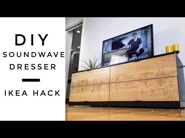 DIY “Soundwave” Media Center / Dresser | IKEA HACK