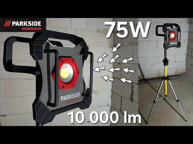 You must have this. 10,000 lm Parkside Performance 75W LED lamp PPBSTA