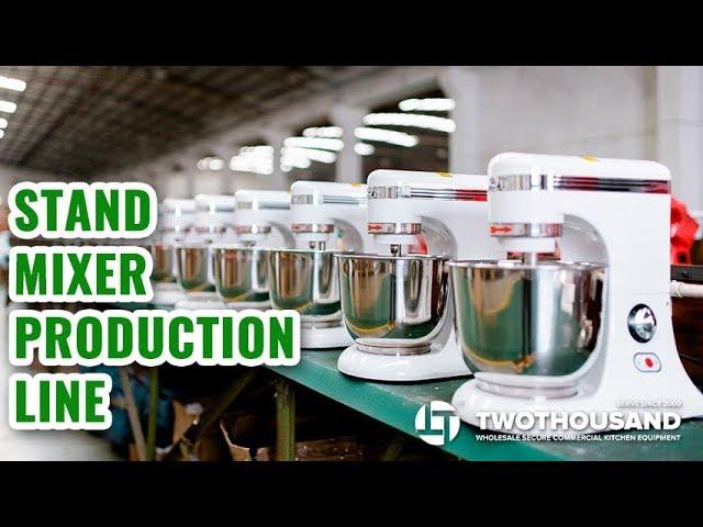 The Stand Mixer Production Line Of Twothousand Machinery Factory